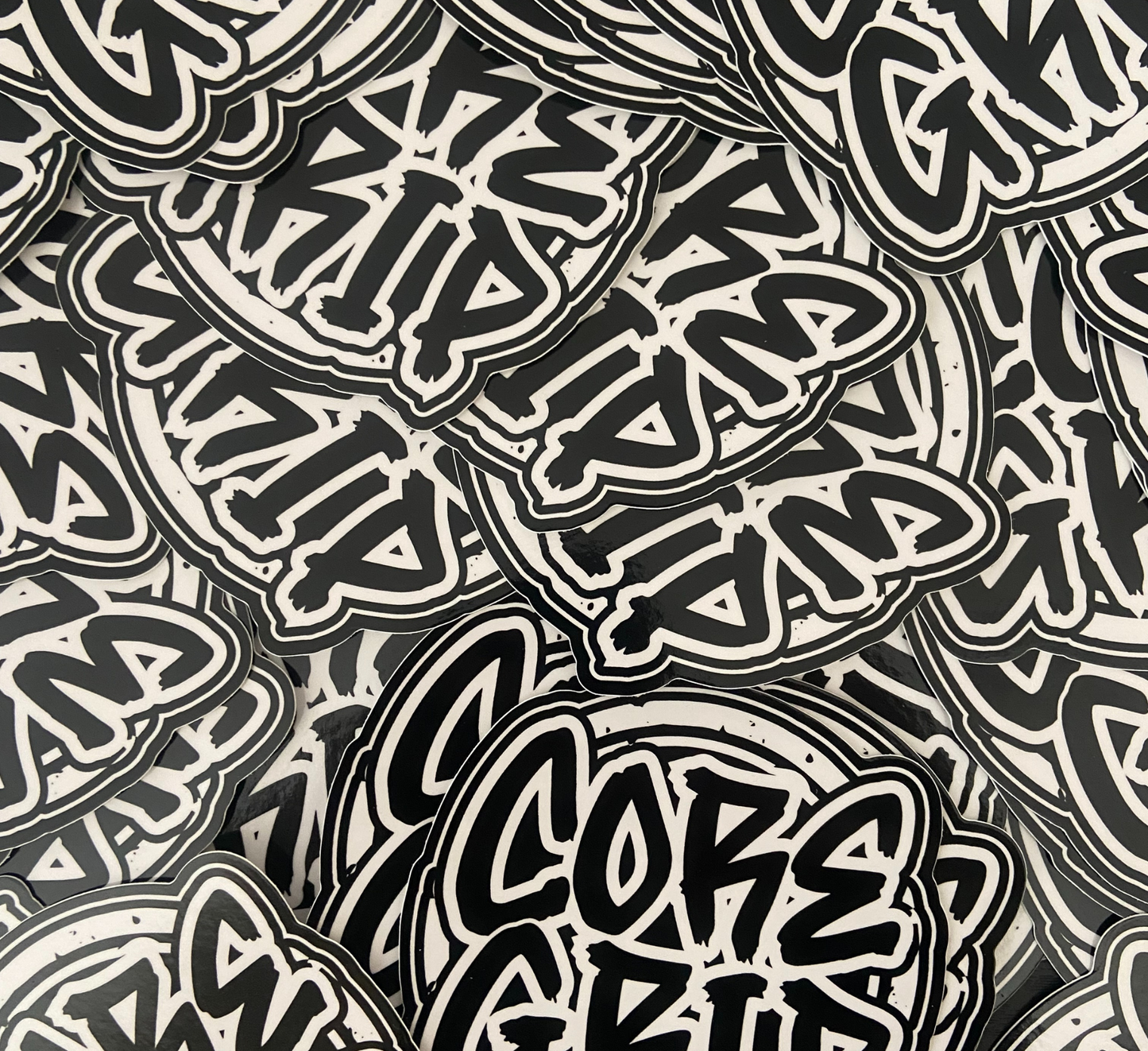 Official Logo Sticker Pack - QTY 3 - Core Grip 
