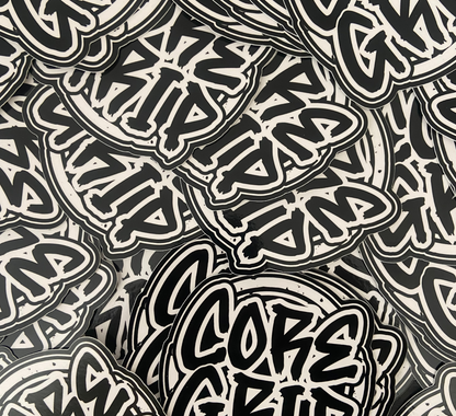 Official Logo Sticker Pack - QTY 3 - Core Grip 