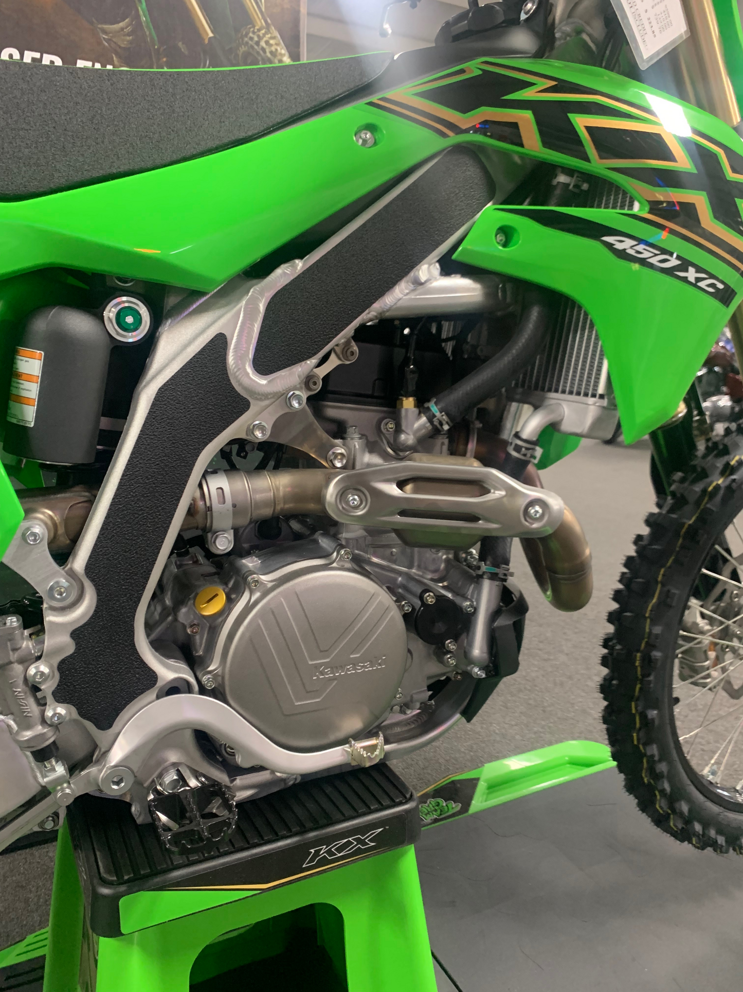 Kawasaki KX250F KX250XC KX450F KX450XC 2021 Four Piece Grip Tape Set - Core Grip 